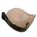 Maxbell Maxbell Motorcycle 3 Snap Helmet Visor Shield Flip Up Down Lens for Harley Colorful