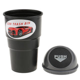 Maxbell Maxbell Mini Dustbin Trash Bin Rubbish Garbage Can Storage Box for Car Truck - Grey