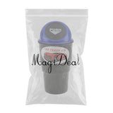 Maxbell Maxbell Mini Dustbin Trash Bin Rubbish Garbage Can Storage Box for Car Truck - Blue