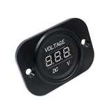 Maxbell Maxbell Universal 12V Car Motorcycle Boat Digital Red LED Voltmeter Voltage Meter