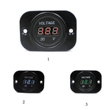 Maxbell Maxbell Universal 12V Car Motorcycle Boat Digital Red LED Voltmeter Voltage Meter