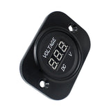 Maxbell Maxbell Universal 12V Car Motorcycle Boat Digital Red LED Voltmeter Voltage Meter