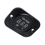 Maxbell Maxbell Universal 12V Car Motorcycle Boat Digital Red LED Voltmeter Voltage Meter