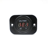 Maxbell Maxbell Universal 12V Car Motorcycle Boat Digital Red LED Voltmeter Voltage Meter