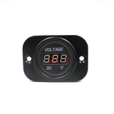 Maxbell Maxbell Universal 12V Car Motorcycle Boat Digital Red LED Voltmeter Voltage Meter