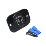 Maxbell Maxbell Universal 12V Car Motorcycle Boat Digital Red LED Voltmeter Voltage Meter