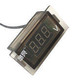 Maxbell 2xMini Green LED Digital Voltage Meter Voltmeter Panel DC 12 to 24V Waterproof