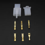 Maxbell 4x1 Set of 2.8mm 3Pin Male/Female Wire Connector Electronic Plug for Terminal