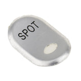 Maxbell 2xChrome Brushed Rocker Switch Cover For Harley Electra Glide FLHTCU 1996-2013