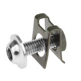Maxbell 4x10 Piece Motorbike M6/6mm Body Fairing Bolts Fastener Clips for Honda Silver
