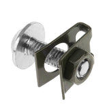 Maxbell 4x10 Piece Motorbike M6/6mm Body Fairing Bolts Fastener Clips for Honda Silver