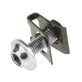 Maxbell 4x10 Piece Motorbike M6/6mm Body Fairing Bolts Fastener Clips for Honda Silver