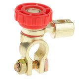 Maxbell Maxbell Universal Battery Disconnect Terminal Quick Cut-off 17mm Rotary Switch Red