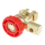 Maxbell Maxbell Universal Battery Disconnect Terminal Quick Cut-off 17mm Rotary Switch Red