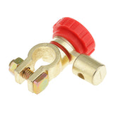 Maxbell Maxbell Universal Battery Disconnect Terminal Quick Cut-off 17mm Rotary Switch Red