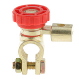 Maxbell Maxbell Universal Battery Disconnect Terminal Quick Cut-off 17mm Rotary Switch Red