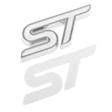 Maxbell Maxbell White Car SUV Bumper Fender 3D Metal Emblem Sticker Decal Badge for Ford