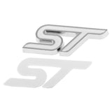 Maxbell Maxbell White Car SUV Bumper Fender 3D Metal Emblem Sticker Decal Badge for Ford