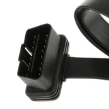 Maxbell 3x60cm OBD2 16 Pin Flat Noodle Male to Female Elbow Extension Diagnostic Cable