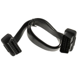 Maxbell 3x60cm OBD2 16 Pin Flat Noodle Male to Female Elbow Extension Diagnostic Cable