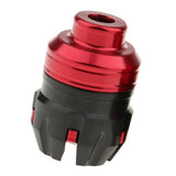 Maxbell 2xFrame Crash Slider Fork Protector Cap for 15mm Front Rear Wheel - Red