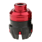 Maxbell 2xFrame Crash Slider Fork Protector Cap for 15mm Front Rear Wheel - Red