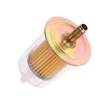Maxbell 4xUniversal Clear 5/16" 8mm Inline Gasoline Fuel Filters Carberator Engine NOS