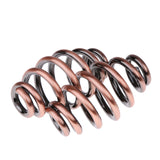 2 Piece Motorcycle 3'' 8cm Height Barrel Coiled Solo Seat Springs for Harley Bronze