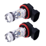 Maxbell 1 Pair H11 Fog Light High Power 100w 20LED Bulb Lamp for Universal Car Truck