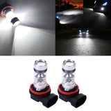 Maxbell 1 Pair H11 Fog Light High Power 100w 20LED Bulb Lamp for Universal Car Truck