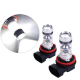 Maxbell 1 Pair H11 Fog Light High Power 100w 20LED Bulb Lamp for Universal Car Truck