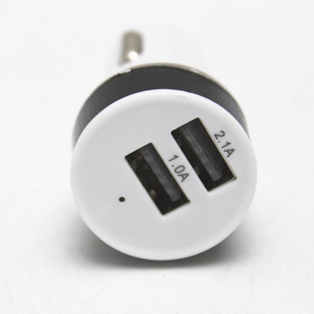 Maxbell Maxbell 12V-24V Car Motorcycle Cigarette Lighter 5V/3.1A 2-USB Power Charger Black