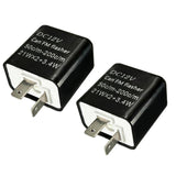 Maxbell 3x2Piece Motorcycle 12V 2 PIN Turn Signal LED Flasher Blinker Adjustable Relay