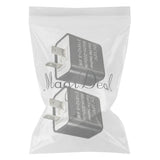 Maxbell 3x2Piece Motorcycle 12V 2 PIN Turn Signal LED Flasher Blinker Adjustable Relay