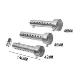 Maxbell 3xUniversal Motorcycle Exhaust Can Silencer Muffler Baffle 42mm