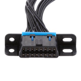 Maxbell 5xBlack 16-Pin OBD2 OBDII Y Splitter Male to Female Connector Extension Cable