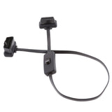 Maxbell 10x16 Pin M to F With Switch OBD2 Cord Extension Cable Adapter Connector On/Off