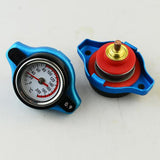 Maxbell 2xUniversal 0.9 Bar Thermostatic Radiator Cap Cover Water Temperature Gauge