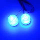 Maxbell 2x12-85V Car Truck Flashing Emergency Warning LED Strobe Lights Flasher Blue