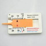 Maxbell 7xTyre Tread Depth Gauge Caliper Car Motorcycle Caravan Trailer Wheel Measure