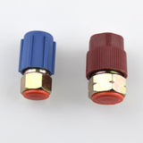 Maxbell 6xAC Quick Couplers Connectors High Low Side Port Adapter Retrofit R12 to R134