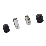 Maxbell 5x2 Piecses A/C Service Ports Adapters Ball Valves Low&High Side for GM Ford