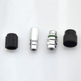 Maxbell 5x2 Piecses A/C Service Ports Adapters Ball Valves Low&High Side for GM Ford