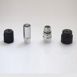 Maxbell 5x2 Piecses A/C Service Ports Adapters Ball Valves Low&High Side for GM Ford