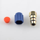 Maxbell 10xAC A/C Charging Low Side Port Adapter Retrofit R12 to R134a Quick Disconnect