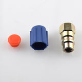 Maxbell 6xAC A/C Charging Low Side Port Adapter Retrofit R12 to R134a Quick Disconnect