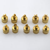 Maxbell 3x10 Pieces Motorcyle Car Slotted Head Valve Stem Caps for Core Remover Tools