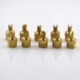 Maxbell 3x10 Pieces Motorcyle Car Slotted Head Valve Stem Caps for Core Remover Tools