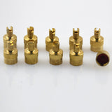 Maxbell 3x10 Pieces Motorcyle Car Slotted Head Valve Stem Caps for Core Remover Tools
