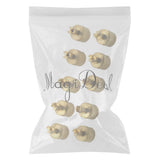 Maxbell 10x10 Pieces Motorcyle Car Slotted Head Valve Stem Caps for Core Remover Tools